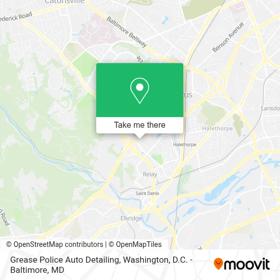 Grease Police Auto Detailing map