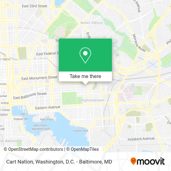 Cart Nation map