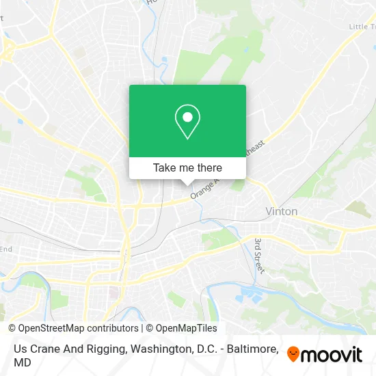 Us Crane And Rigging map