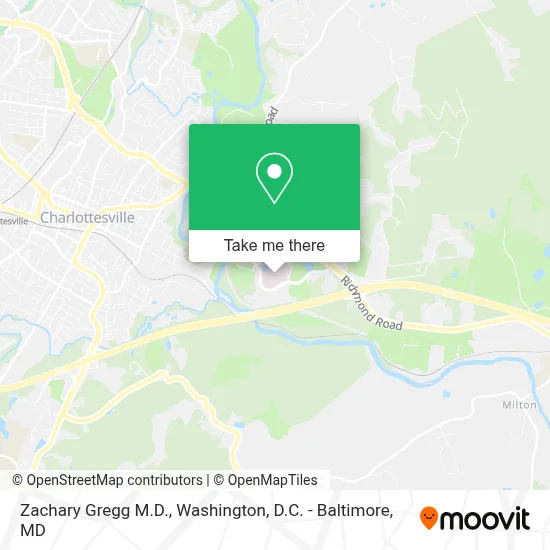 Zachary Gregg M.D. map