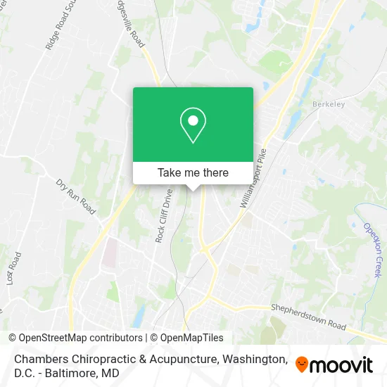 Chambers Chiropractic & Acupuncture map