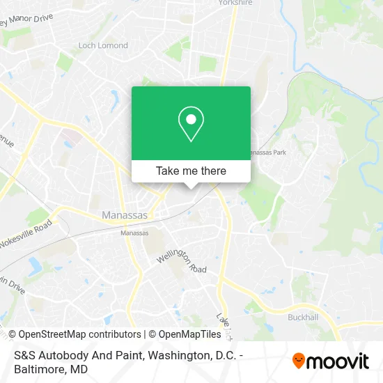 S&S Autobody And Paint map