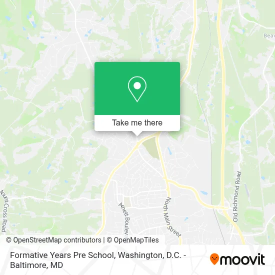 Formative Years Pre School map
