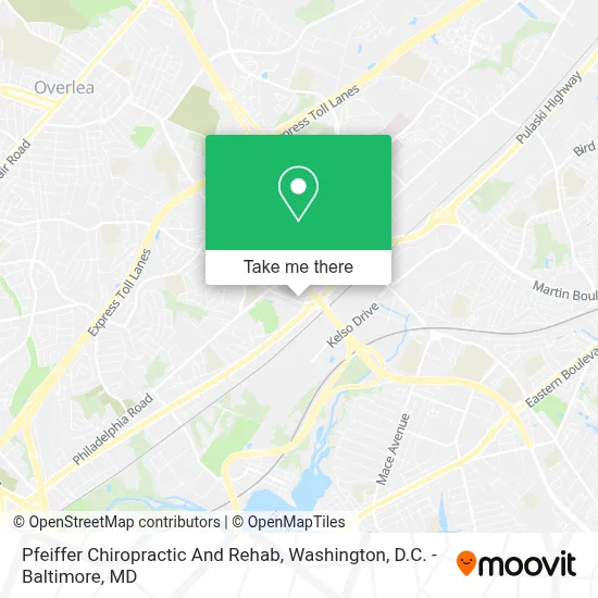 Pfeiffer Chiropractic And Rehab map