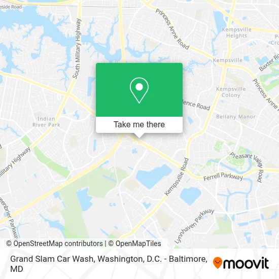 Grand Slam Car Wash map