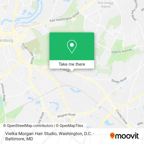 Vielka Morgan Hair Studio map