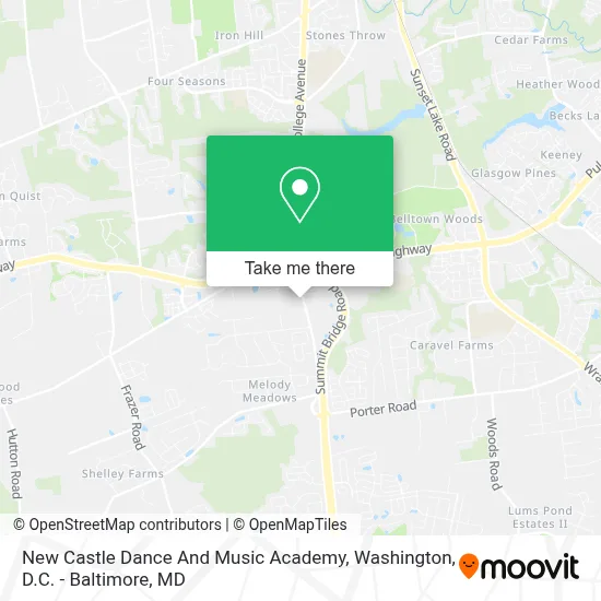 New Castle Dance And Music Academy map