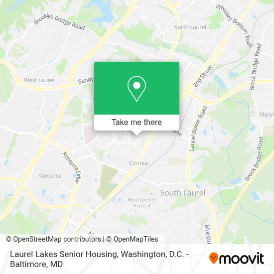 Laurel Lakes Senior Housing map