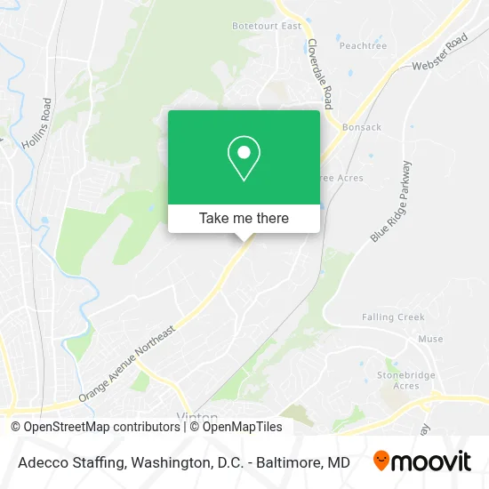 Adecco Staffing map