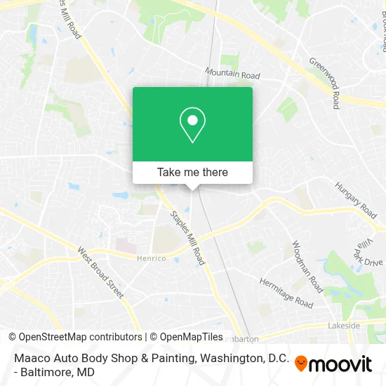 Maaco Auto Body Shop & Painting map