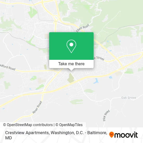 Crestview Apartments map