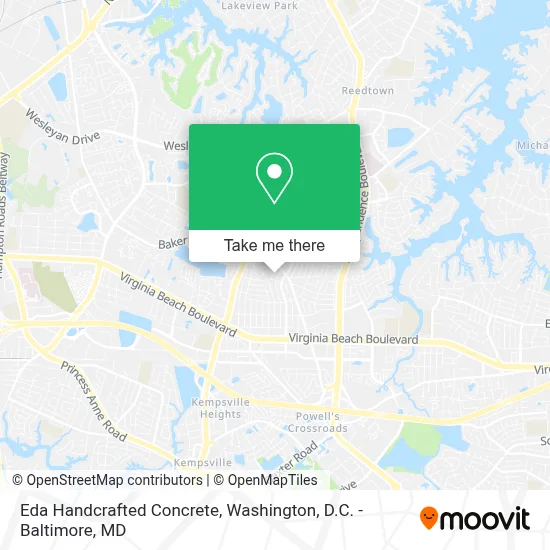 Eda Handcrafted Concrete map