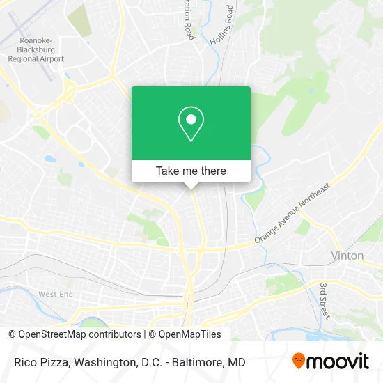 Rico Pizza map