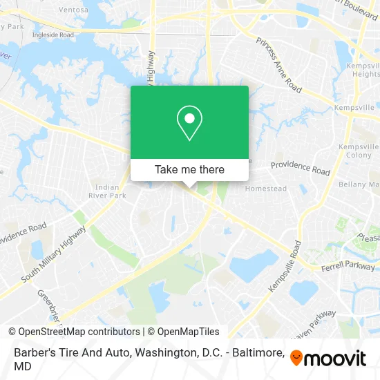Barber's Tire And Auto map