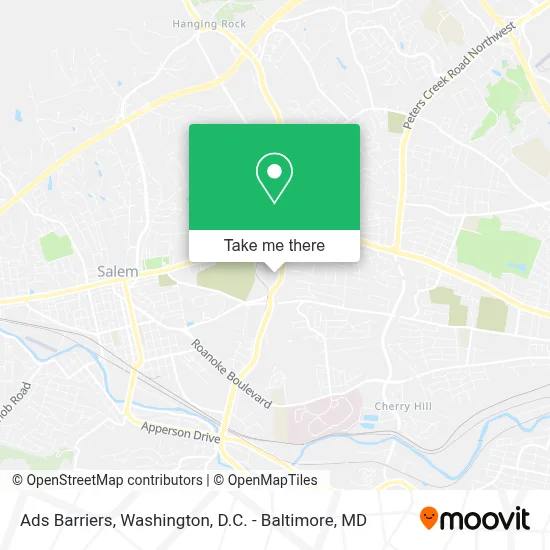 Ads Barriers map