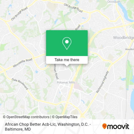 African Chop Better Acb-Llc map