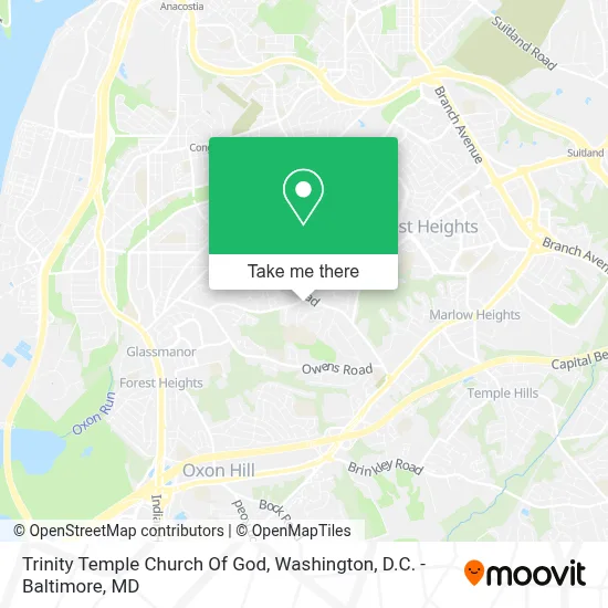 Trinity Temple Church Of God map
