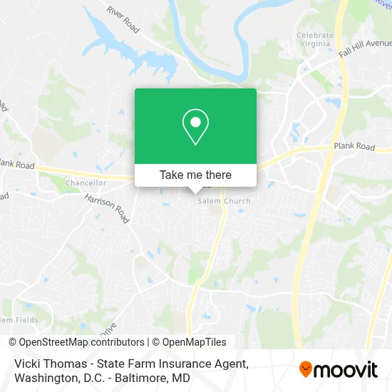 Vicki Thomas - State Farm Insurance Agent map