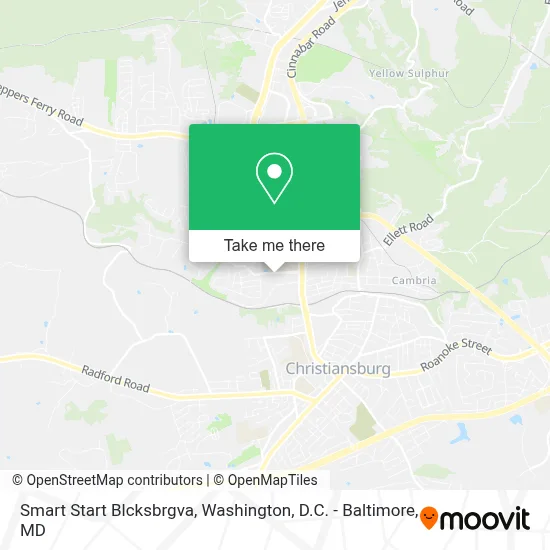 Smart Start Blcksbrgva map