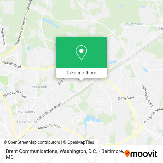 Brent Communications map