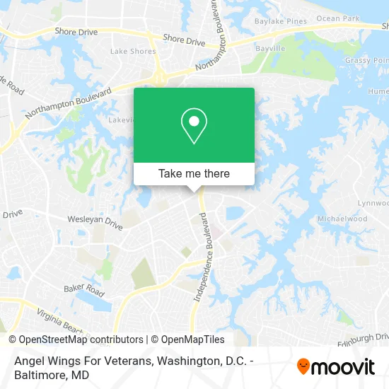 Angel Wings For Veterans map