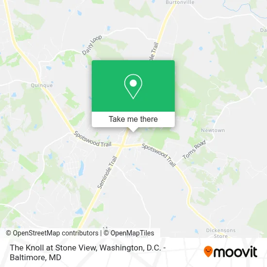 The Knoll at Stone View map