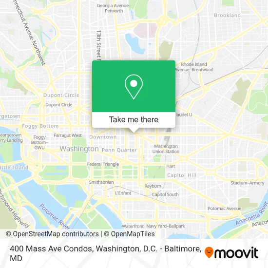 400 Mass Ave Condos map