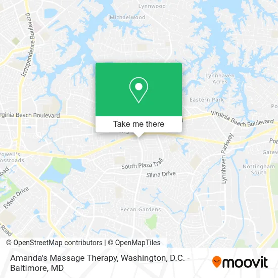 Amanda's Massage Therapy map