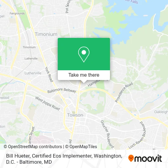 Bill Hueter, Certified Eos Implementer map