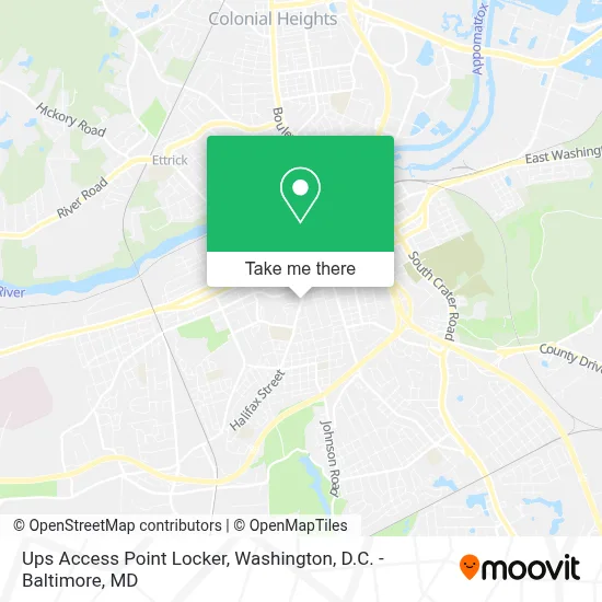 Ups Access Point Locker map
