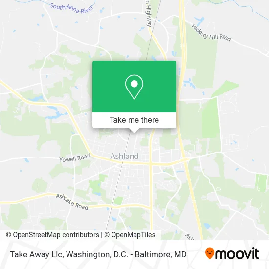 Take Away Llc map
