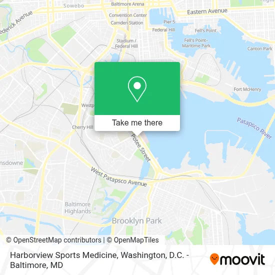 Harborview Sports Medicine map