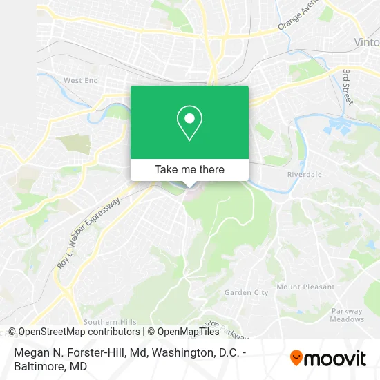 Megan N. Forster-Hill, Md map