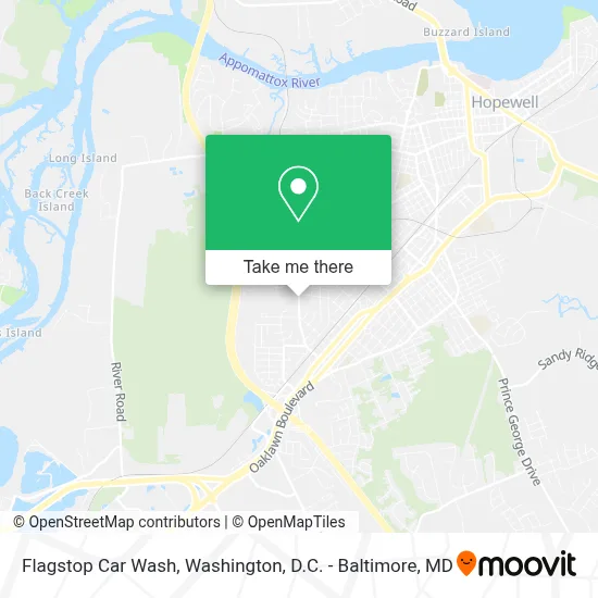 Flagstop Car Wash map