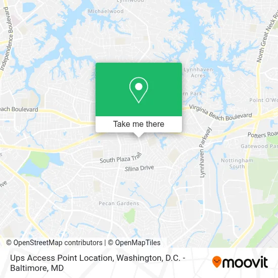 Ups Access Point Location map