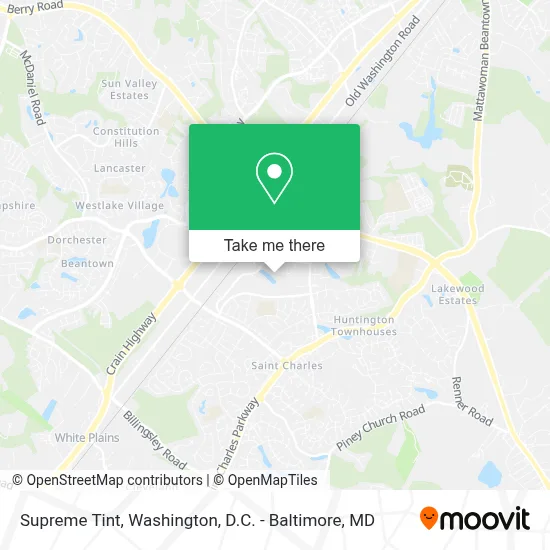 Supreme Tint map