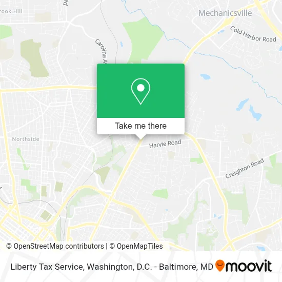 Liberty Tax Service map