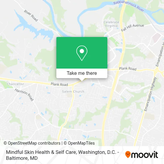 Mindful Skin Health & Self Care map