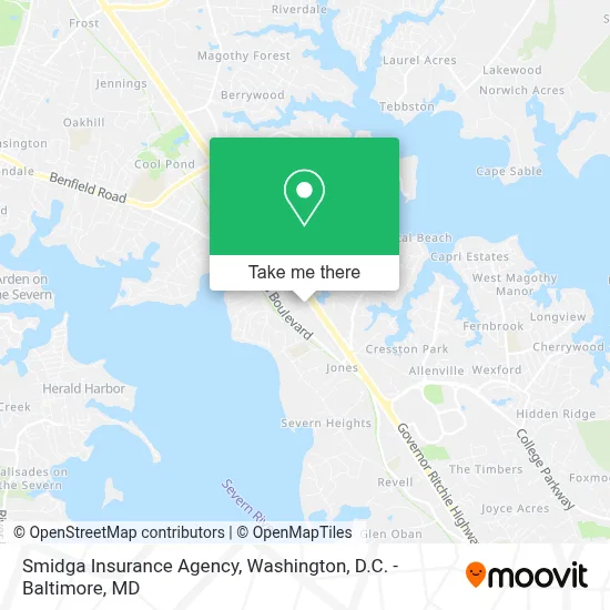 Smidga Insurance Agency map