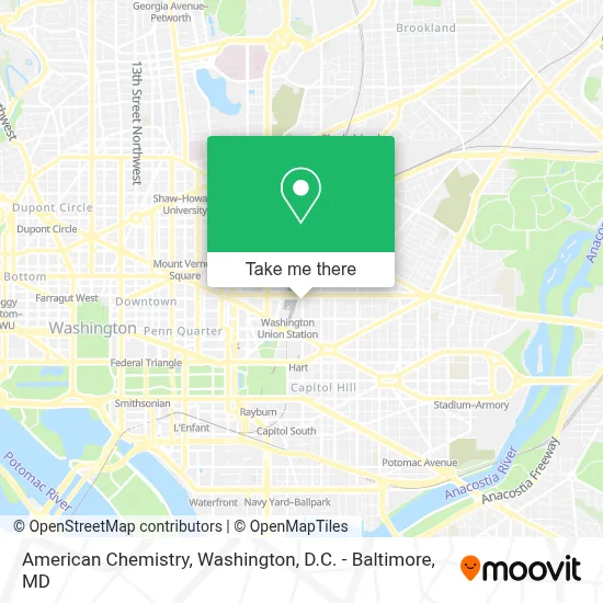 American Chemistry map