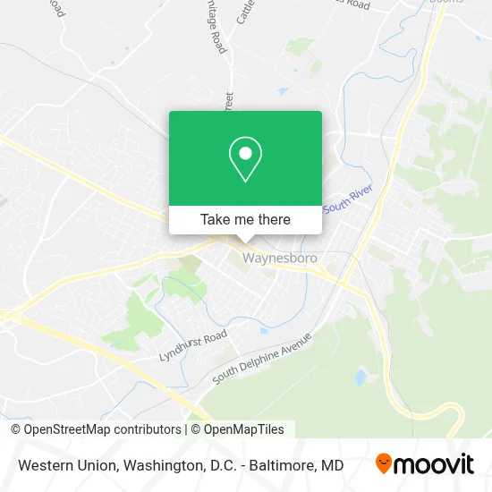 Western Union map