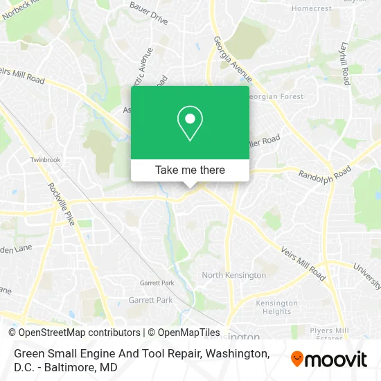 Green Small Engine And Tool Repair map