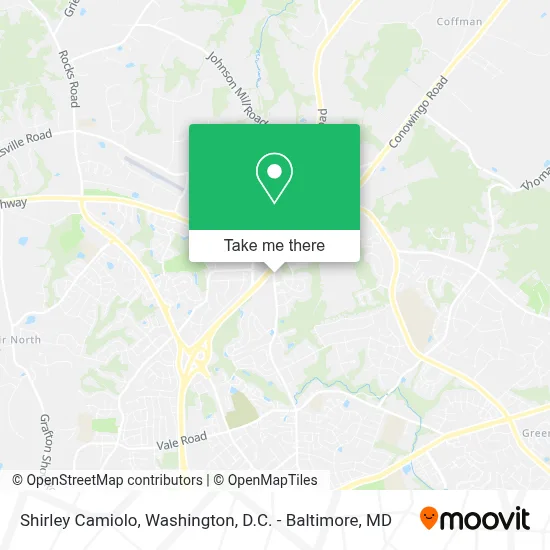 Shirley Camiolo map