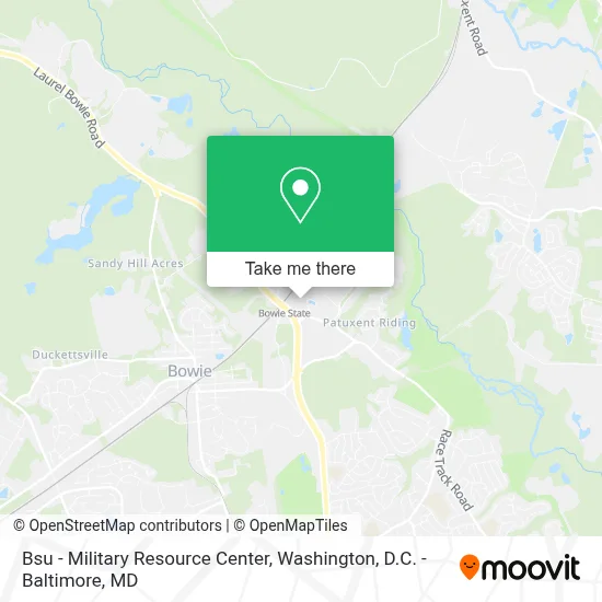 Bsu - Military Resource Center map