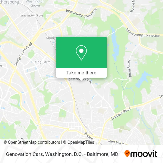 Genovation Cars map
