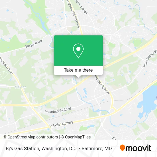Bj's Gas Station map