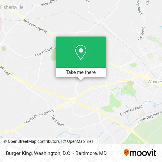 Burger King map