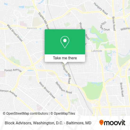 Block Advisors map