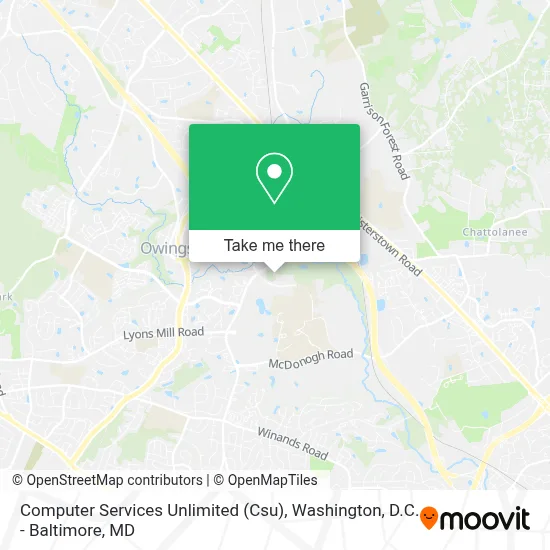 Computer Services Unlimited (Csu) map