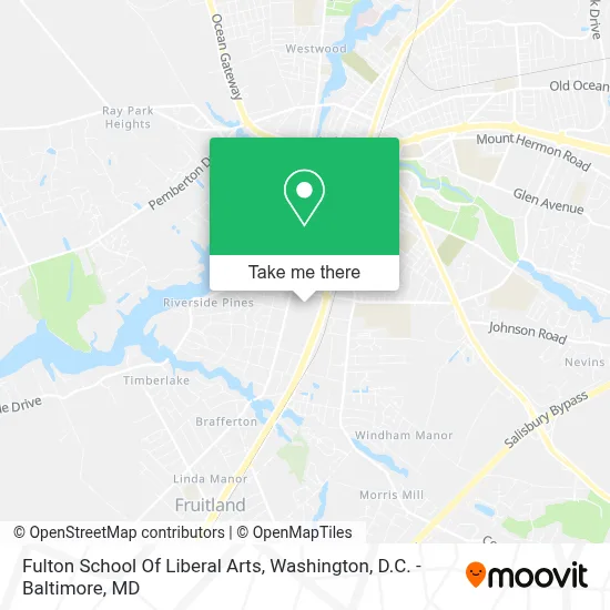 Fulton School Of Liberal Arts map